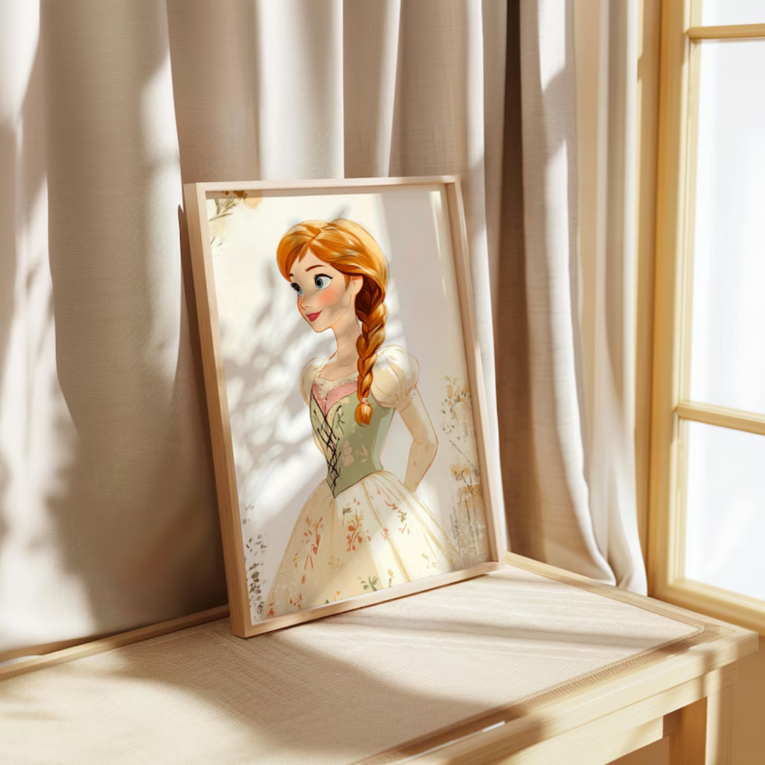 Princess Fairytale Wall Art Bundle: 15 Printable Decor Prints for Girls' Nursery or Playroom