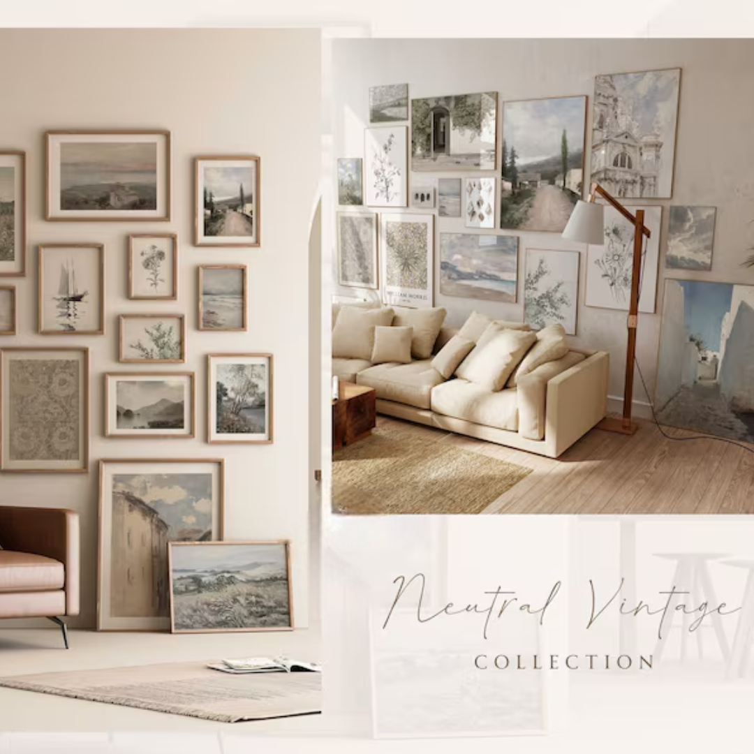 Vintage Printable Wall Art Bundle, 10,000 Digital Classic Art Prints, Posters, Classic Home Decor, Vintage art