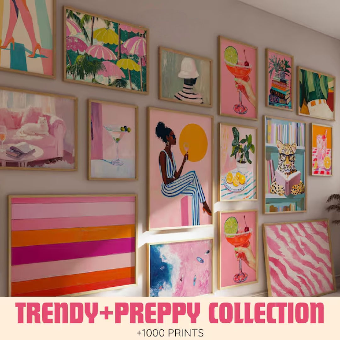 Mega Bundle Wall Art, 80k, Printable Wall Art, Eclectic Gallery Set, Maximalist Home Decor, Trendy Prints, Digital Download