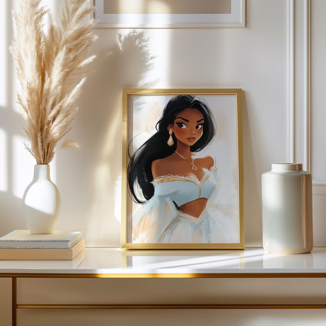 Princess Fairytale Wall Art Bundle: 15 Printable Decor Prints for Girls' Nursery or Playroom