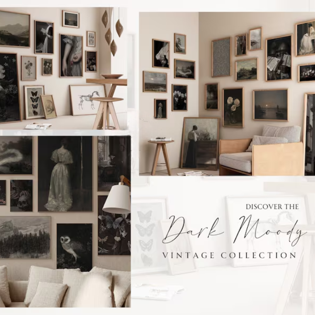 Vintage Printable Wall Art Bundle, 10,000 Digital Classic Art Prints, Posters, Classic Home Decor, Vintage art