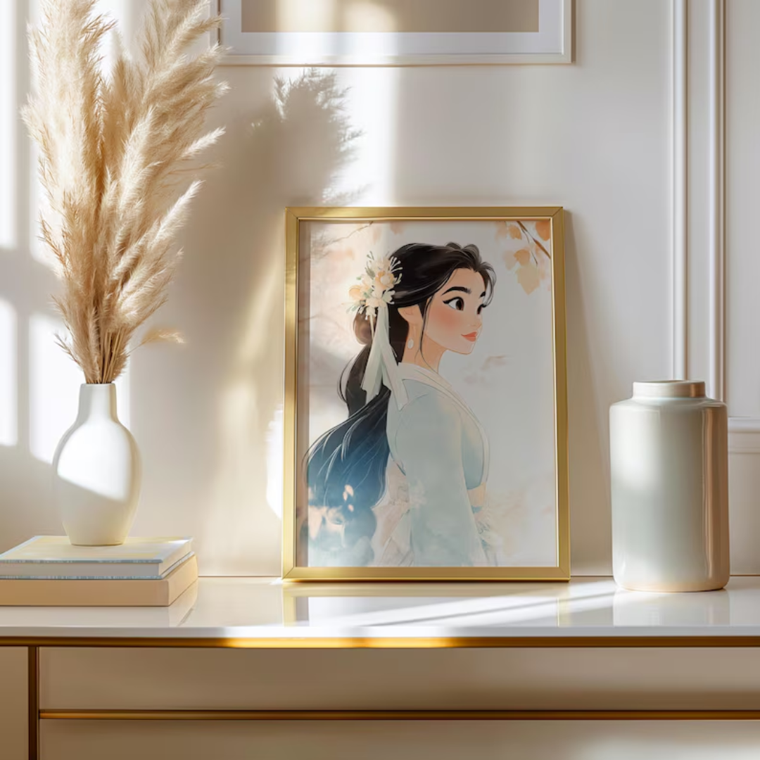 Princess Fairytale Wall Art Bundle: 15 Printable Decor Prints for Girls' Nursery or Playroom