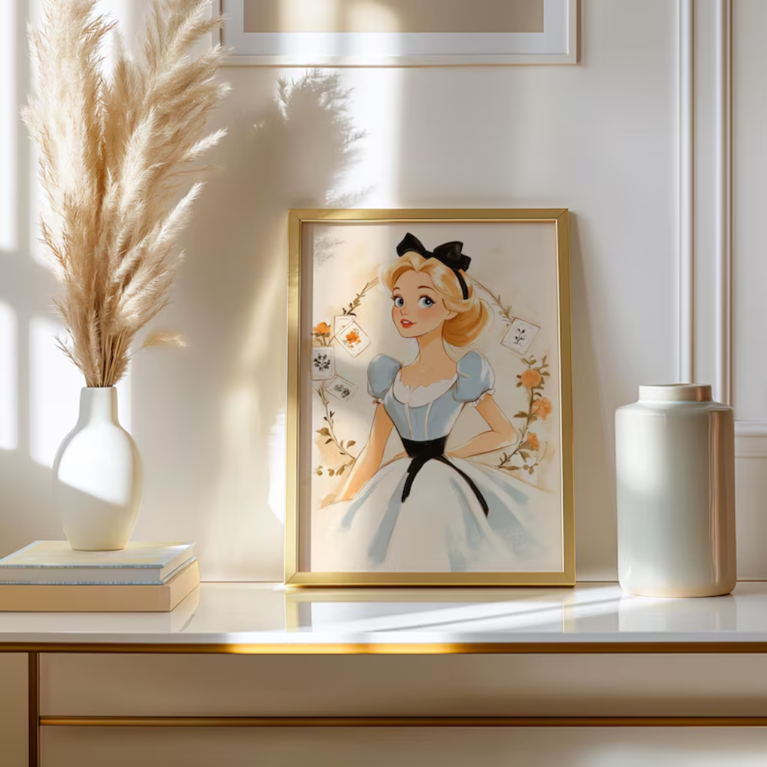 Princess Fairytale Wall Art Bundle: 15 Printable Decor Prints for Girls' Nursery or Playroom